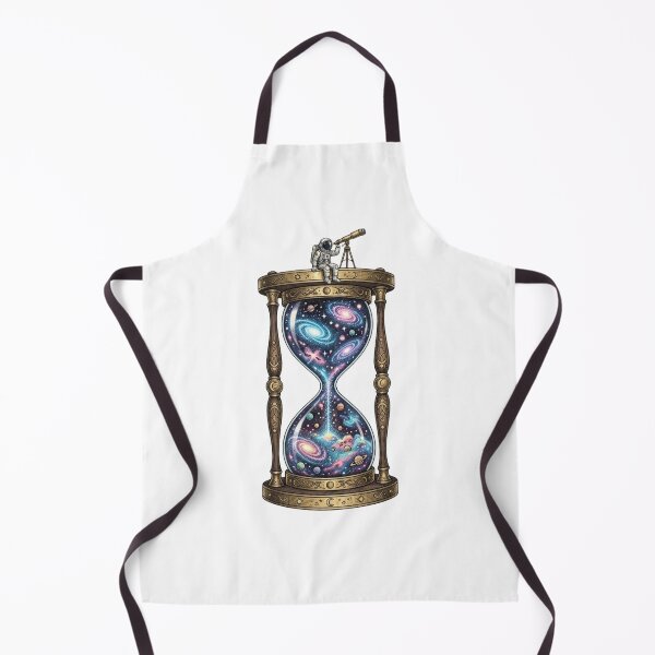 Item preview, Cosmic Hourglass Galaxy Space Art Illustration designed and sold by JeevanStickers.