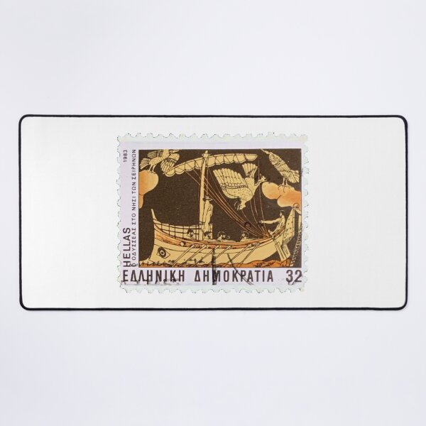 Item preview, Vintage Hellas Boat Postage Stamp designed and sold by red-amber65.