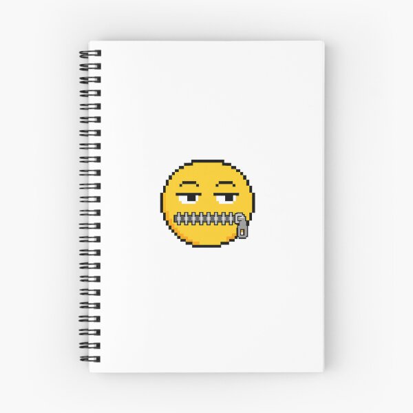 Item preview, Silent Pixel Emoji – Retro 8 Bit Secret Reaction Sticker designed and sold by ANiyati.
