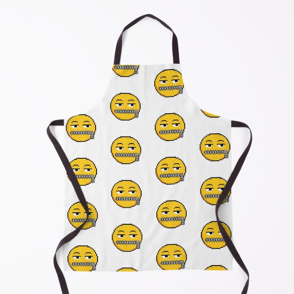Item preview, Silent Pixel Emoji – Retro 8 Bit Secret Reaction Sticker designed and sold by ANiyati.