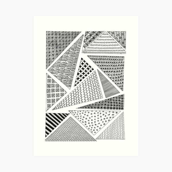 Triangle Zentangles