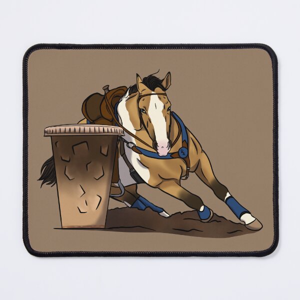 Artikelvorschau, Caffeine Barrel Queen (Buckskin Tobiano) entworfen und verkauft von Old Water Cryptid .