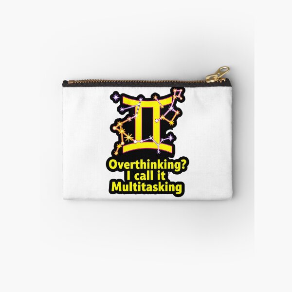 Item preview, Funny Gemini Overthinking Multitasking Zodiac Gift designed and sold by Zodiac Celestial Art.