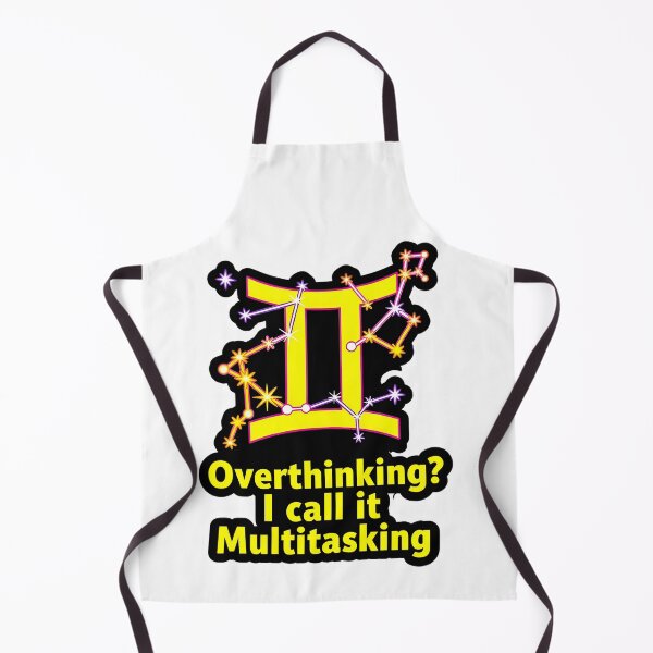 Item preview, Funny Gemini Overthinking Multitasking Zodiac Gift designed and sold by Zodiac Celestial Art.