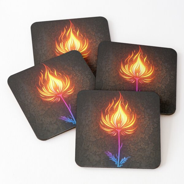 Item preview, Fiery Flower, Ai Generated Art  designed and sold by ACC .