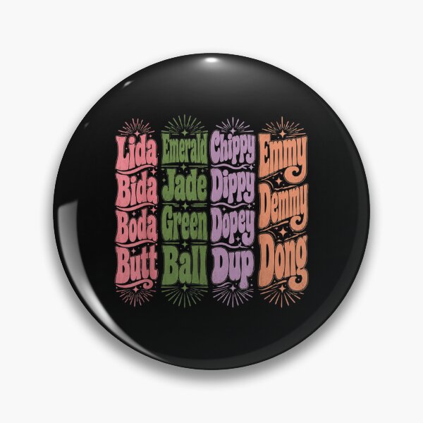 Item preview, Retro Groovy Wavy Aesthetic Colorful Typography Name Rhymes Quirky Graphic Pattern designed and sold by PhocoNibict.