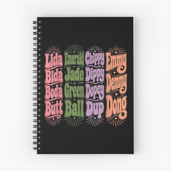 Item preview, Retro Groovy Wavy Aesthetic Colorful Typography Name Rhymes Quirky Graphic Pattern designed and sold by PhocoNibict.