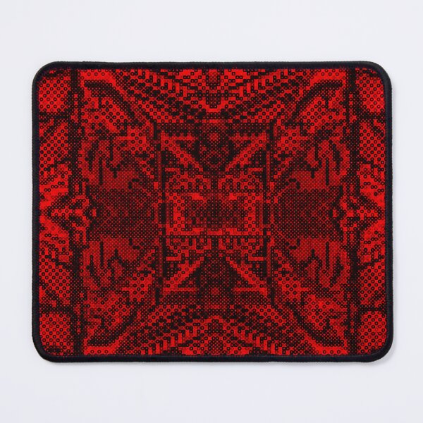 Item preview, New Belarussian Ornament Red Symmetry Beads designed and sold by Belart Folk.