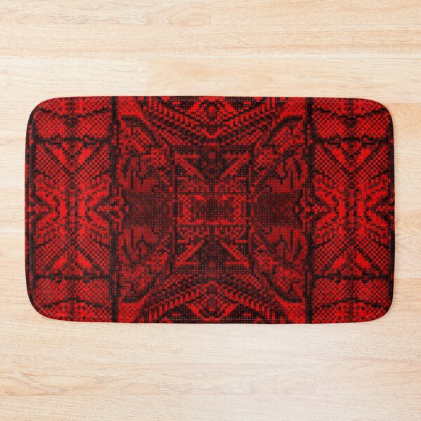 Item preview, New Belarussian Ornament Red Symmetry Beads designed and sold by Belart Folk.