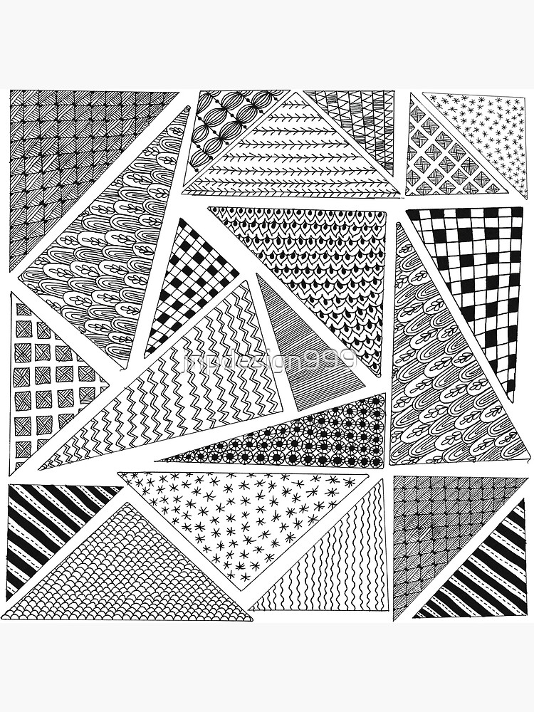 Triangle Zentangles