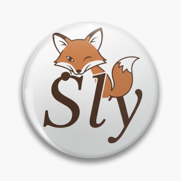Item preview, Sly Fox Wordplay - Cute Woodland Cartoon Animal designed and sold by TheSquirla.