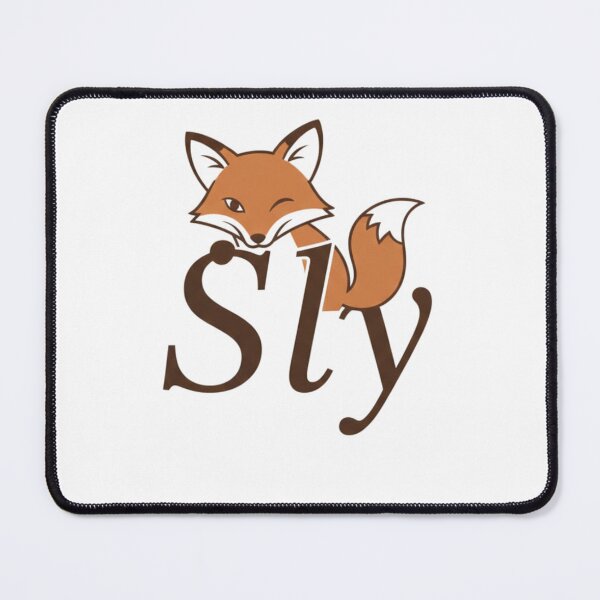 Item preview, Sly Fox Wordplay - Cute Woodland Cartoon Animal designed and sold by TheSquirla.