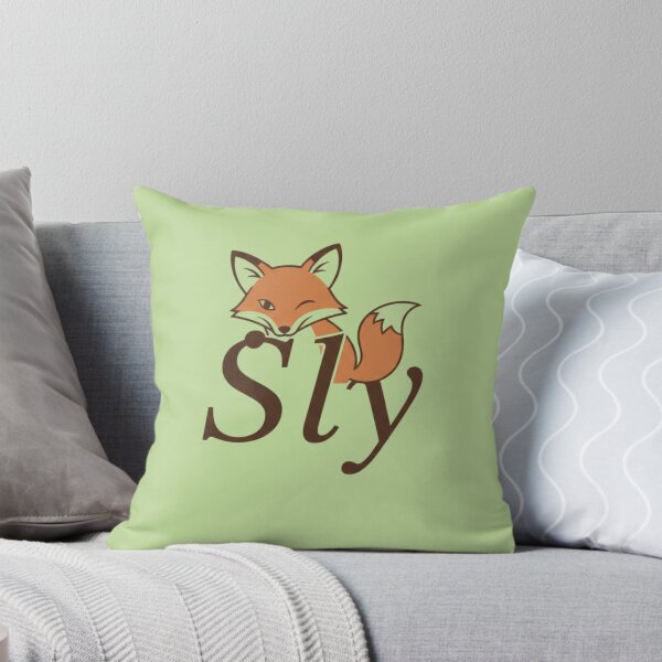 Item preview, Sly Fox Wordplay - Cute Woodland Cartoon Animal designed and sold by TheSquirla.