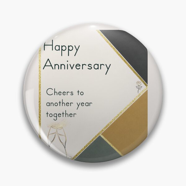 Item preview, Minimal Happy Anniversary designed and sold by Angelic Gangster.