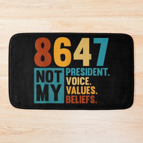 Item preview, Not My President Voice Values Beliefs Anti Trump Political Protest Graphic Art designed and sold by PhocoNibict.
