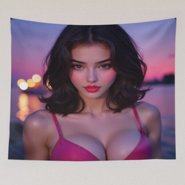 Item preview, Kimmy By The Water | Pretty Girl Portrait designed and sold by KasaHunterHarem.