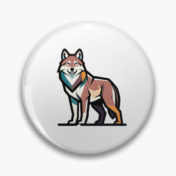 Item preview, Bold Modern Geometric Wolf Vector Illustration designed and sold by Osmose-Studio.