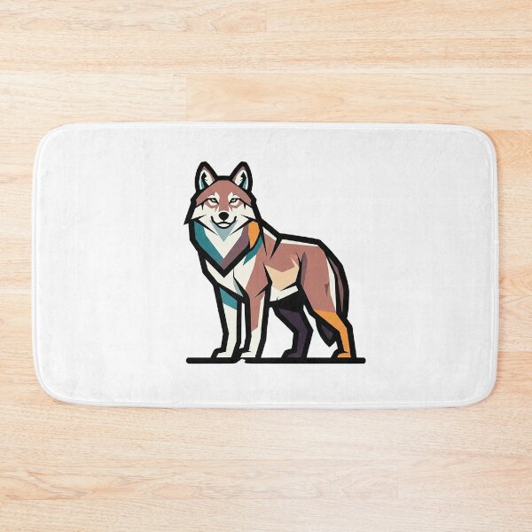 Item preview, Bold Modern Geometric Wolf Vector Illustration designed and sold by Osmose-Studio.
