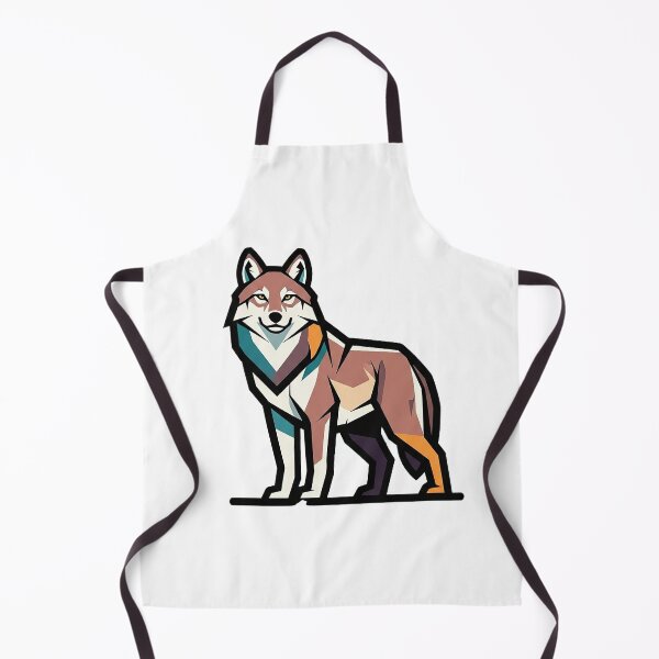 Item preview, Bold Modern Geometric Wolf Vector Illustration designed and sold by Osmose-Studio.