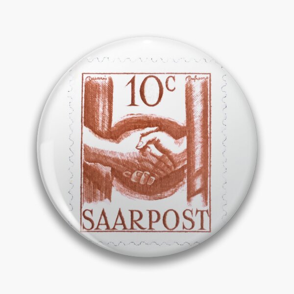 Item preview, Vintage Saarpost Postage Stamp designed and sold by red-amber65.