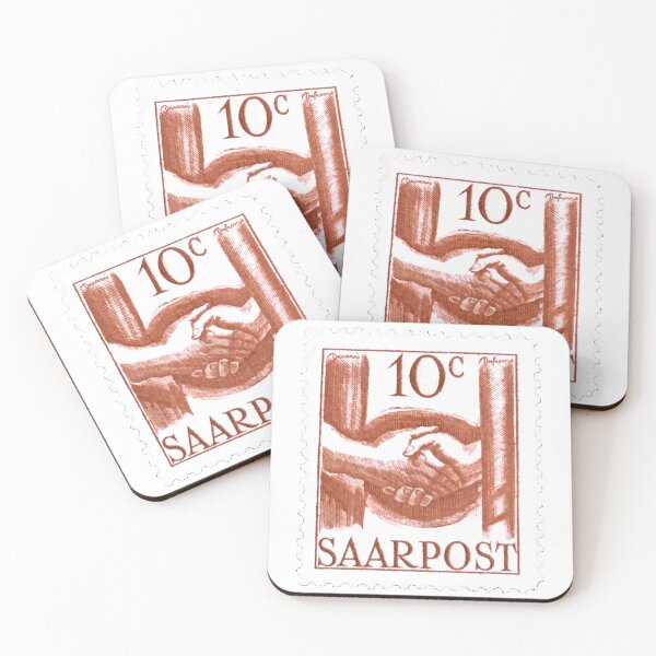 Item preview, Vintage Saarpost Postage Stamp designed and sold by red-amber65.