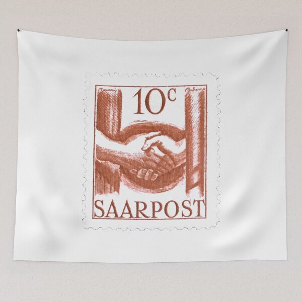 Item preview, Vintage Saarpost Postage Stamp designed and sold by red-amber65.