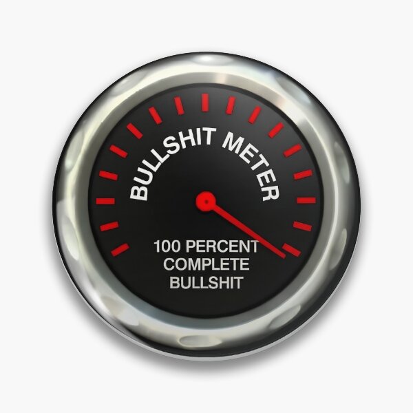 Item preview, Funny BULLSHIT Gauge Truth Meter Automobile Enthusiast Mechanic Classic Muscle Car Humor designed and sold by BuyShirtsOnline.