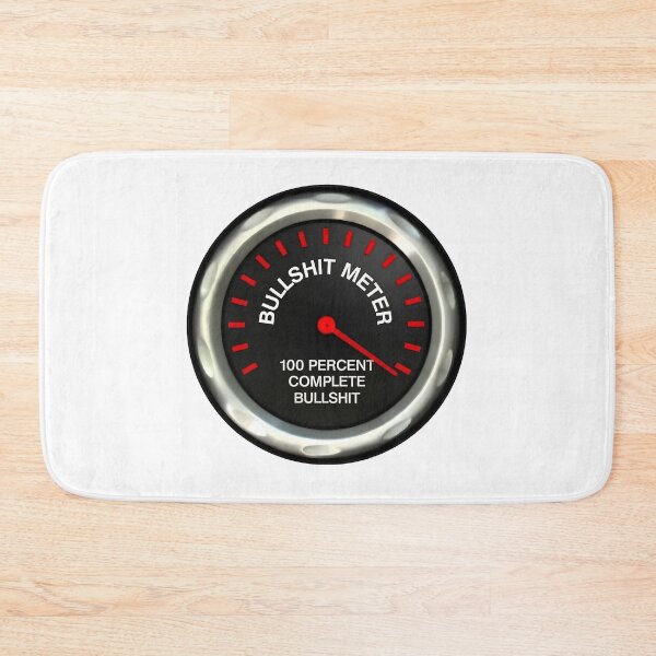 Item preview, Funny BULLSHIT Gauge Truth Meter Automobile Enthusiast Mechanic Classic Muscle Car Humor designed and sold by Space Ghettos.