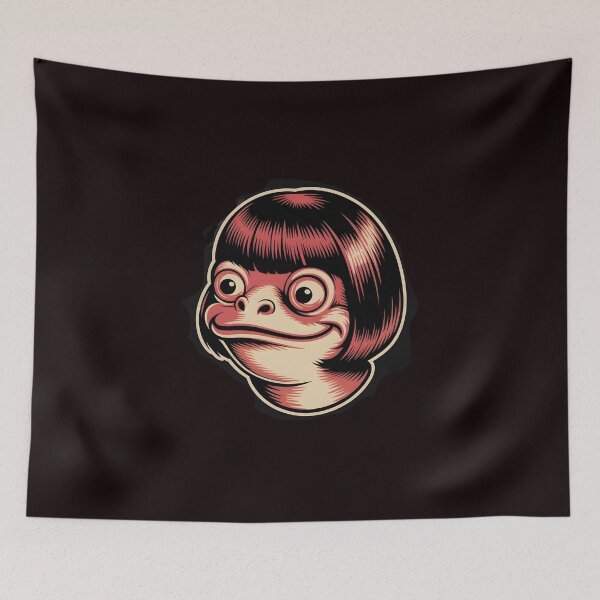 Item preview, Funny Frog Bob Haircut Meme Hilarious Internet Humor Graphic for Meme Lovers designed and sold by Redgiant87x.