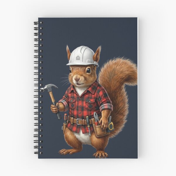 Item preview, Builder Squirrel: Realistic Construction Worker designed and sold by Wild Hare.