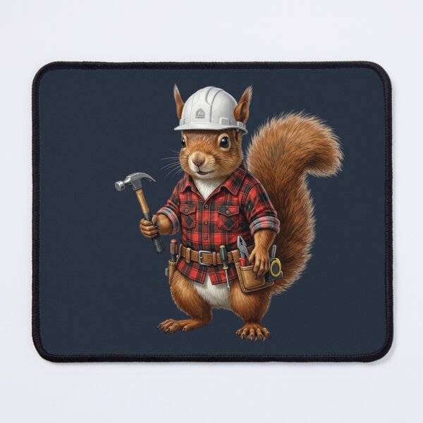 Item preview, Builder Squirrel: Realistic Construction Worker designed and sold by Wild Hare.