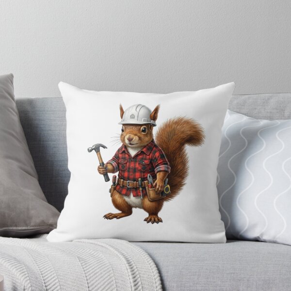 Item preview, Builder Squirrel: Realistic Construction Worker designed and sold by Wild Hare.