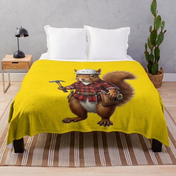 Item preview, Builder Squirrel: Realistic Construction Worker designed and sold by Wild Hare.
