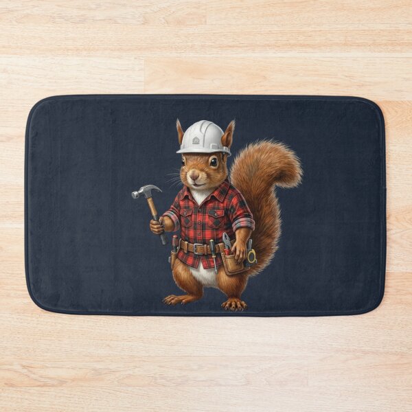 Item preview, Builder Squirrel: Realistic Construction Worker designed and sold by Wild Hare.