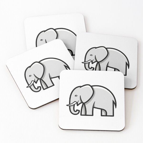 Item preview, Balanced Minimalist Kawaii Elephant Illustration designed and sold by Osmose-Studio ⭐⭐⭐⭐⭐.