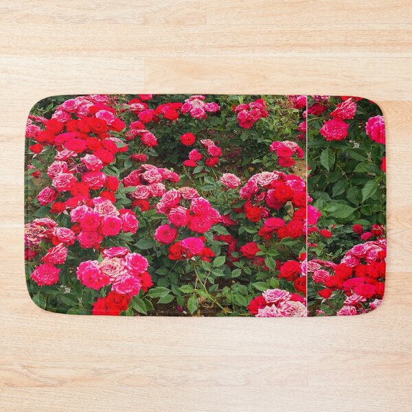 Item preview, Abundant Crimson Red and Pink Rose Garden Field designed and sold by BalkanBloom.