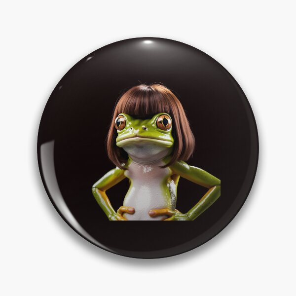 Item preview, Funny Frog Bob Haircut Meme Silly Frog Meme Inspired by Internet Humor designed and sold by Redgiant87x.