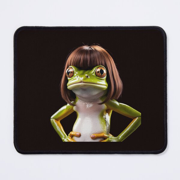 Item preview, Funny Frog Bob Haircut Meme Silly Frog Meme Inspired by Internet Humor designed and sold by Redgiant87x.