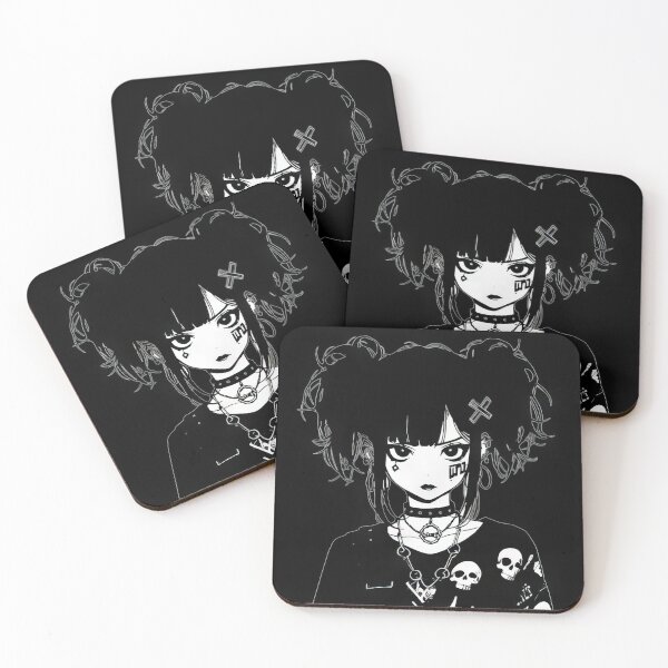 Item preview, Goth Grunge Anime Girl Manga Aesthetic Streetwear #517 designed and sold by mika-gallery.