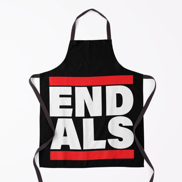 Item preview, End ALS Lou Gehrig Disease Awareness Bold Red Block Typography Merch designed and sold by ObukiLantara.