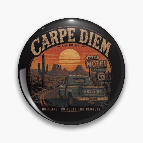 Item preview, Carpe Diem Route 66 Vintage Sunset Shirt designed and sold by MS-DesignArt.