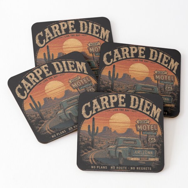 Item preview, Carpe Diem Route 66 Vintage Sunset Shirt designed and sold by MS-DesignArt.