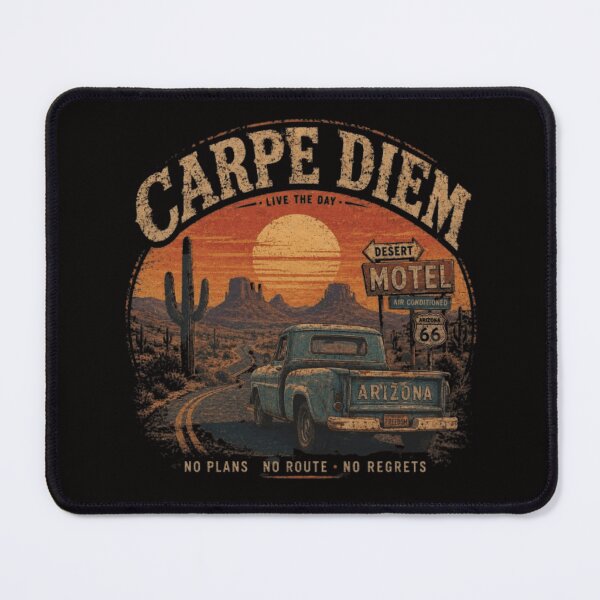 Item preview, Carpe Diem Route 66 Vintage Sunset Shirt designed and sold by MS-DesignArt.
