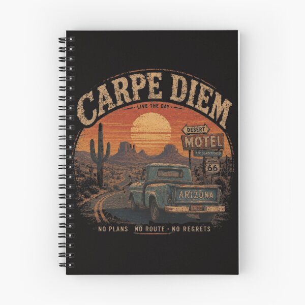 Item preview, Carpe Diem Route 66 Vintage Sunset Shirt designed and sold by MS-DesignArt.