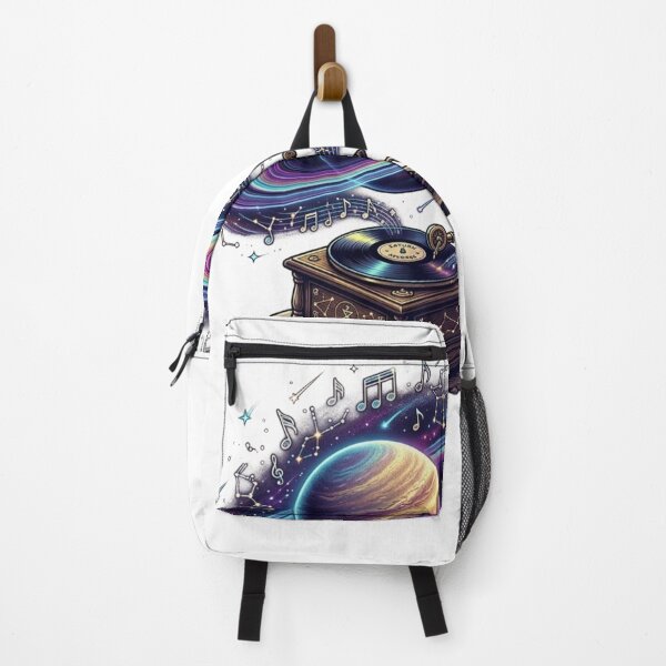 Item preview, Cosmic Gramophone Galaxy Space Music Art designed and sold by JeevanStickers.