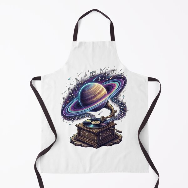Item preview, Cosmic Gramophone Galaxy Space Music Art designed and sold by JeevanStickers.