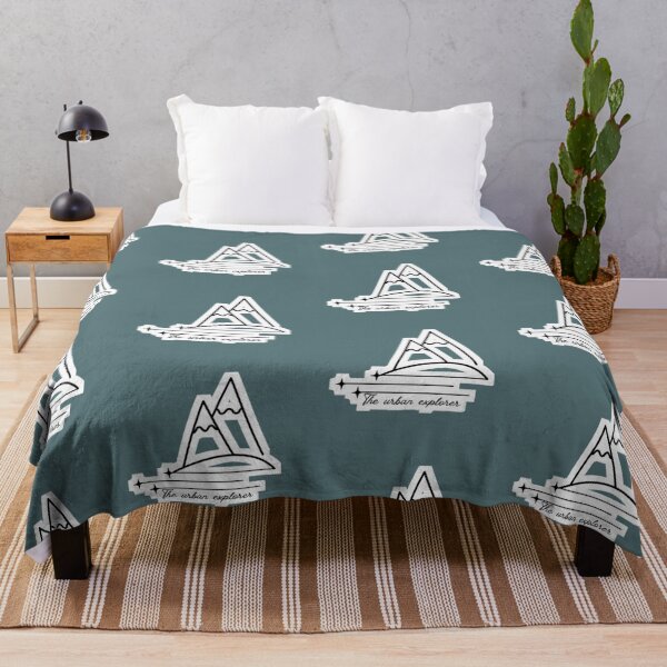 Item preview, Minimalist Mountain Line Art Sticker - Aesthetic Urban Explorer Adventure Design designed and sold by The Urban Explorer.