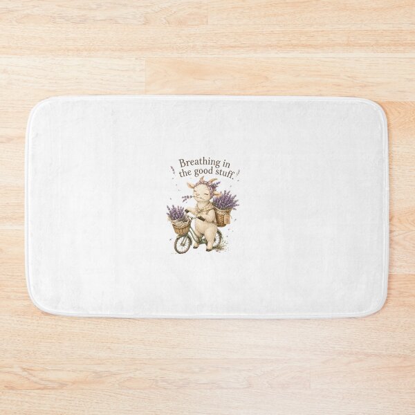 Item preview, Breathing In The Good Stuff Lavender Goat Farmers Market designed and sold by AQUILAKREO.