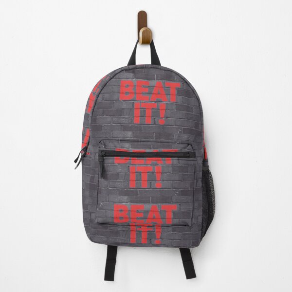 Item preview, Urban Typography Poster - Red Text on Brick Wall designed and sold by AnimeShin.