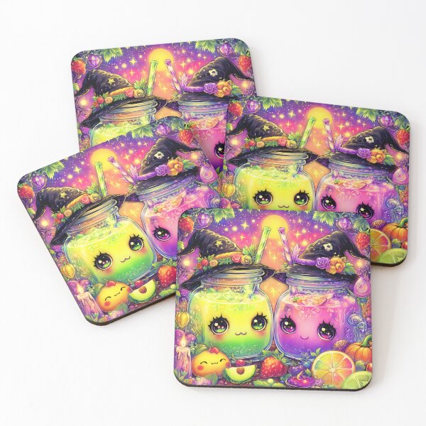 Item preview, Summer Midnight Margarita  - Summerween 80s inspired retro sticker and button designed and sold by InkAndGloom.